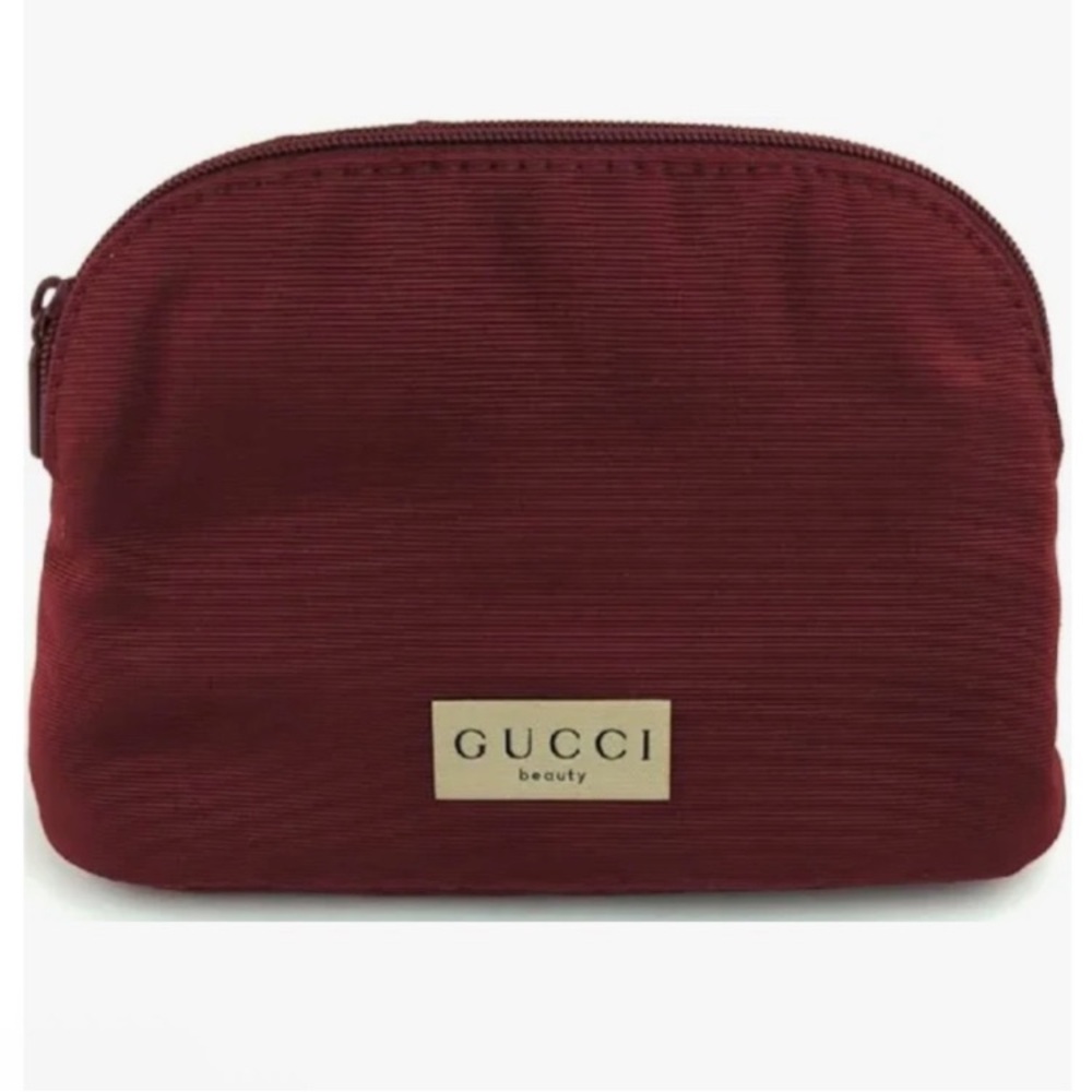 Gucci Red Cosmetic Bag